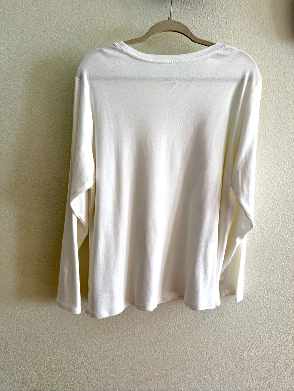 J. Jill White Long Sleeve Tee - Picture 3 of 5